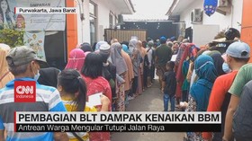 VIDEO: Pembagian BLT Dampak Kenaikan BBM