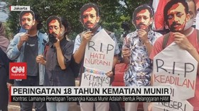 VIDEO: Peringatan 18 Tahun Kematian Munir