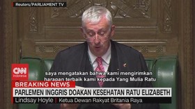 VIDEO: Parlemen Inggris Doakan Kesehatan Ratu Elizabeth II