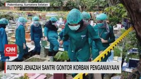 VIDEO: Autopsi Jenazah Santri Gontor Korban Penganiayaan