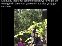 Tertangkap Basah! Andrew White Senam Bareng Ibu-ibu