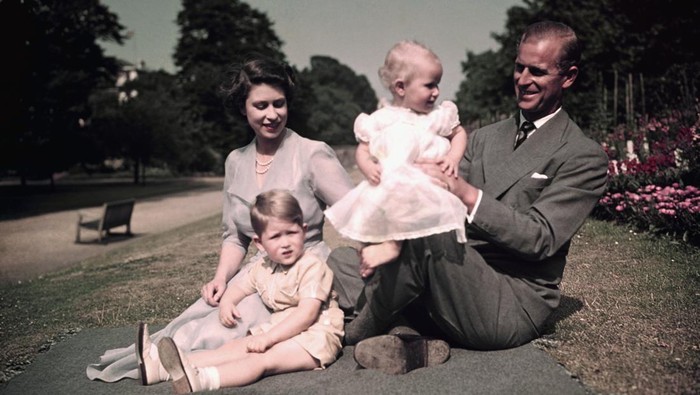 Royal Family Picnicking at Balmoral