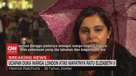 VIDEO: Ucapan Duka Warga London Atas Wafatnya Ratu Elizabeth II