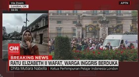 VIDEO: Ratu Elizabeth II Wafat, Warga Inggris Berduka