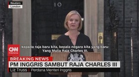 VIDEO: PM Inggris Sambut Raja Charles III