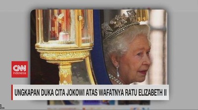 VIDEO: Ungkapan Duka Cita Jokowi Atas Wafatnya Ratu Elizabeth II