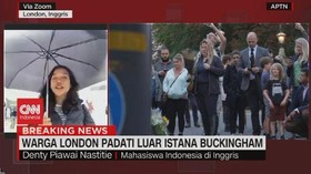 VIDEO: Warga London Padati Luar Istana Buckingham