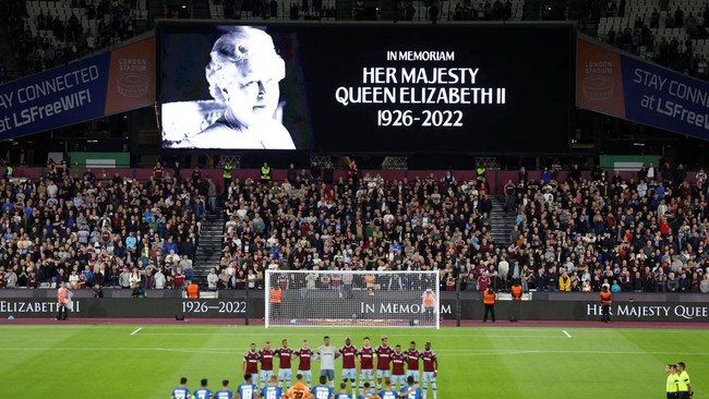 Sejumlah jadwal pertandingan olahraga di Inggris dibatalkan setelah Ratu Elizabeth II meninggal dunia pada Kamis (8/9).