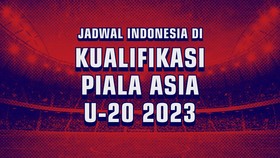 INFOGRAFIS: Jadwal Indonesia di Kualifikasi Piala Asia U-20 2023