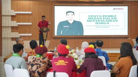 Bobby Paparkan Pengendalian Bahan Pokok Medan ke Cipayung Plus