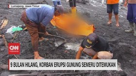 VIDEO: 9 Bulan Hilang, Korban Erupsi Gunung Semeru Ditemukan