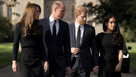 FOTO: Momen Kompak Pangeran William dan Harry Bersama Para Istri