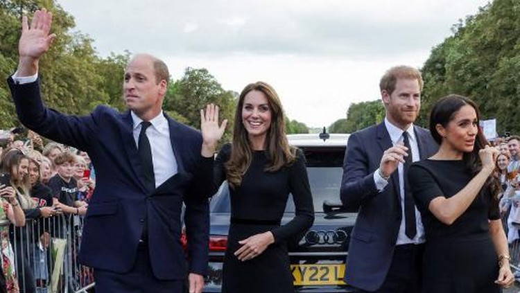 William-Kate dan Harry-Meghan Tampil Bareng, Perdana dalam 2 Tahun (AFP)