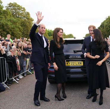 8 Momen Langka William-Kate & Harry-Meghan Tampil Bersama di Publik