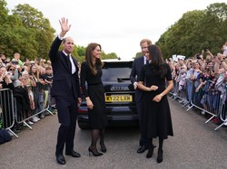 8 Momen Langka William-Kate & Harry-Meghan Tampil Bersama di Publik