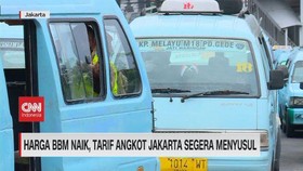 VIDEO: Harga BBM Naik, Tarif Angkot Jakarta Segera Menyusul