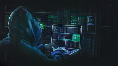 ilustrasi hacker, ilustrasi serangan siber