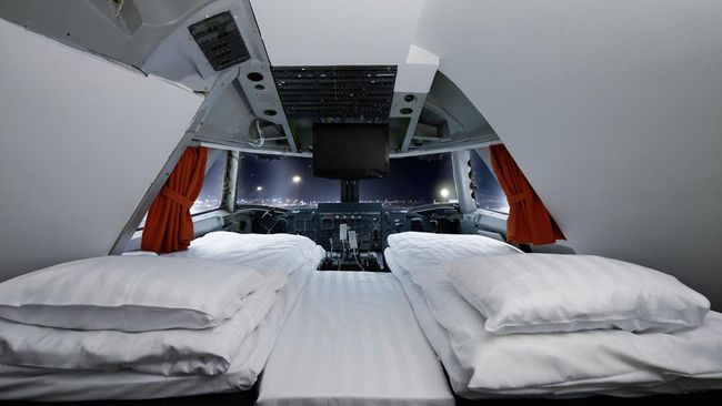 Terdapat 29 kamar dengan masing-masing empat tempat tidur pada hampir di setiap kamarnya di Hostel Pesawat Jumbo Stay. 