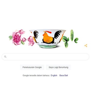 Makna di Balik Mangkuk Ayam Jago yang Jadi Ikon Doodle Google Hari Ini