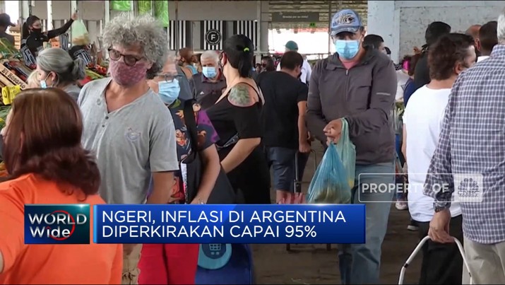 Ngeri, Inflasi di Argentina Bisa Tembus 95%