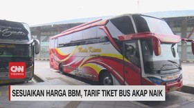 VIDEO: Sesuaikan Harga BBM, Tarif Tiket Bus AKAP Naik
