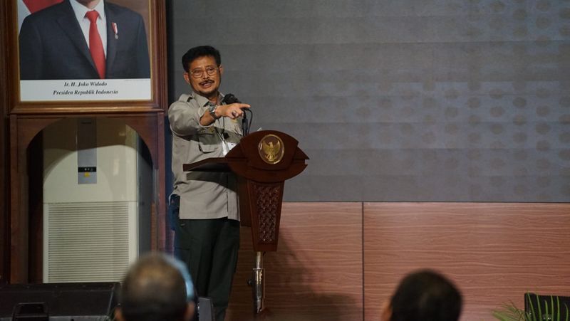 Menteri Pertanian Syahrul Yasin Limpo (Mentan SYL) mendorong para engineer dan ahli pangan untuk memfokuskan program kerjanya