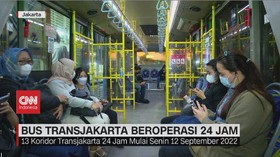VIDEO: Bus Transjakarta Kembali Beroperasi 24 Jam