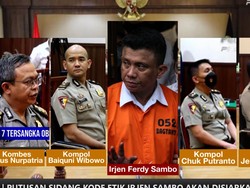 Dipecat hingga Demosi, Ini Daftar Terbaru 9 Polisi Dihukum gegara Kasus Sambo