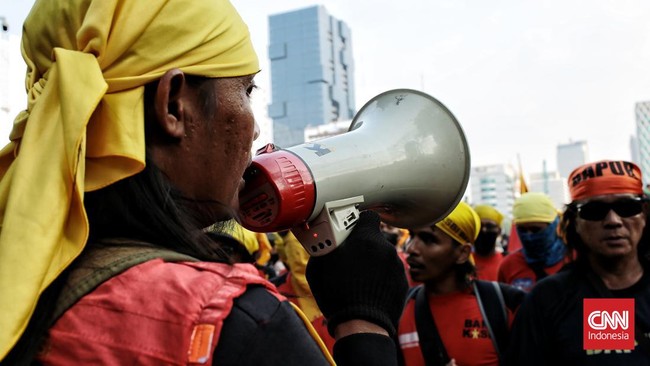 Presiden Partai Buruh mengatakan selain di Jakarta, aksi buruh menolak Perppu Ciptaker pada Sabtu *(14/1) akan digelar serentak di berbagai daerah.
