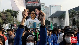 Demo Tolak Kenaikan BBM, Lalu Lintas di Sekitar Istana Dialihkan