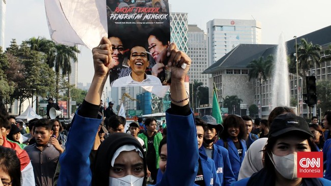 Rekayasa lalu lintas di sekitar Istana Negara dilakukan mengantisipasi demo menolak kebijakan Jokowi yang menaikkan harga BBM.