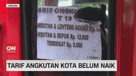 VIDEO: Tarif Angkutan Kota Belum Naik