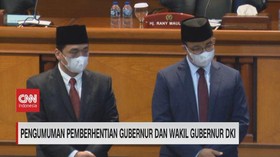 VIDEO: Pengumuman Pemberhentian Gubernur dan Wakil Gubernur DKI
