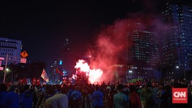 Lewati Batas Waktu Demo, Massa Aksi BBM Bubarkan Diri dari Patung Kuda