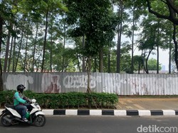 Coretan Vandal di Tebet Eco Park Sudah Dihapus, Begini Penampakannya
