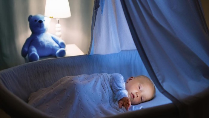 Ilustrasi bayi tidur