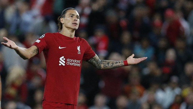 Striker Liverpool, Darwin Nunez mulai rutin mencetak gol untuk The Reds setelah sebelumnya akrab dengan kritikan.