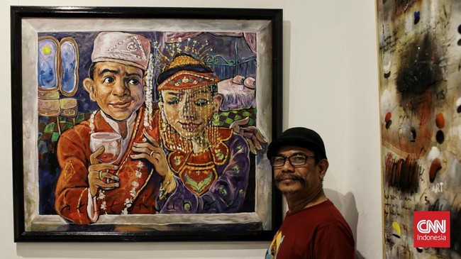 FOTO: Gedorart, Pameran Seni Lukis Seniman Betawi di Depok