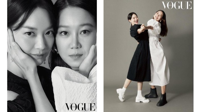 Bestie Goals! Lewat Pemotretan Bersama Vogue Korea, Gong Hyo Jin & Shin Min A Ungkap Cerita Persahabatan Mereka
