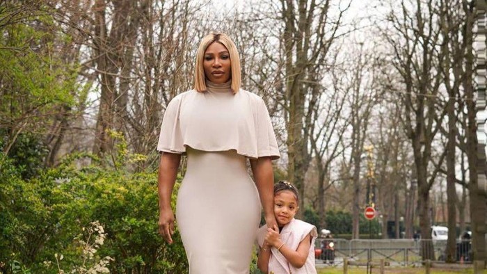 Punya Selera Fashion, Putri 5 Tahun Serena Williams Bantu Pilih Desain Label Fashion sang Ibu