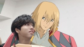 Viral Editan Foto Han Stray Kids dengan Howl Studio Ghibli