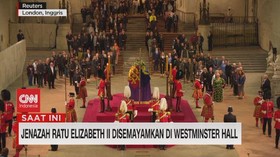 VIDEO: Jenazah Ratu Elizabeth II Disemayamkan di Westminster Hall