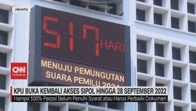 VIDEO: KPU Buka Kembali Akses Sipol Hingga 28 September 2022