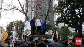 Perwakilan KSP Temui Massa Demo BBM Disambut Sorak Kecewa
