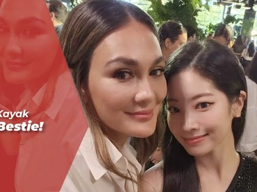 Luna Maya Selfie dengan Dahyun TWICE, Netizen: Nggak Ada Lawan
