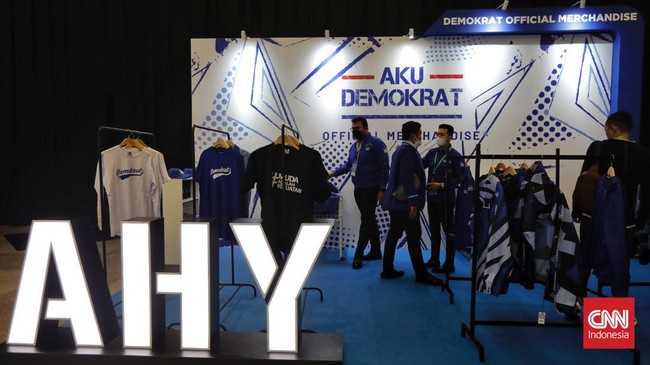 FOTO: Konsolidasi Ribuan Kader Demokrat di Rapimnas Jakarta
