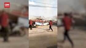 VIDEO: Penampakan Minimarket Ambruk di Pasir Jambu Bandung