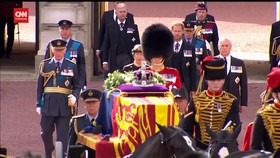 VIDEO: Momen Jenazah Ratu Elizabeth Dipindahkan ke Westminster Hall
