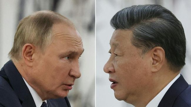 Juru Bicara Presiden Rusia Dmitry Peskov, mengatakan pertemuan bilateral Putin dan Xi Jinping pada Jumat besok akan digelar secara virtual.