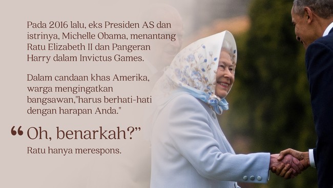 CELOTEH: Kelakar Ratu Elizabeth yang Bikin Terbahak